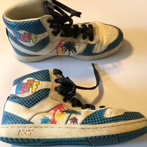 pony high top tennis shoes